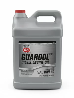 Aceite de Motor Phillips 66 Guardol Semi-Synthetic 15W-40 API CK-4  Galon 2.5 gln
